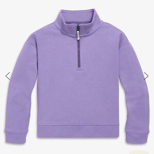 Primary Quarter Zip Jacket in Iris- size 2T